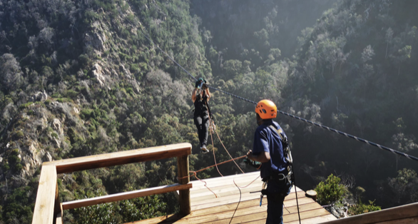 Zipline in Knysna