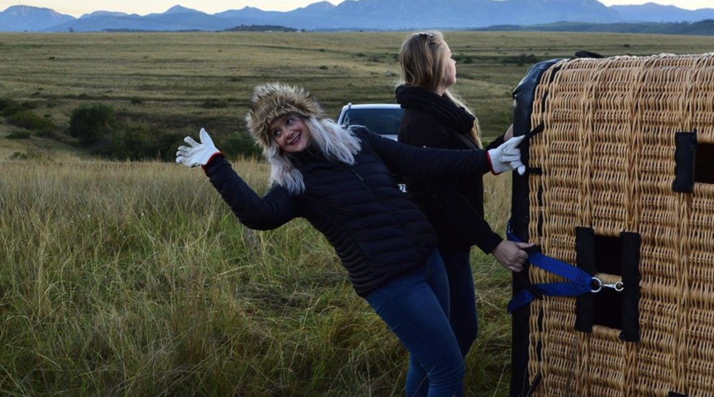 Certified hot air balloon Crew